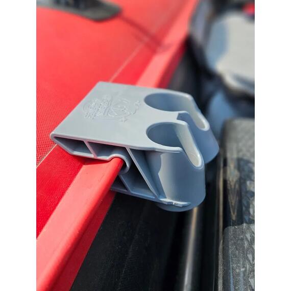 Держатель удочки на ликтрос двойной БА Mini серый, Цвет.: серый, фото , изображение 2