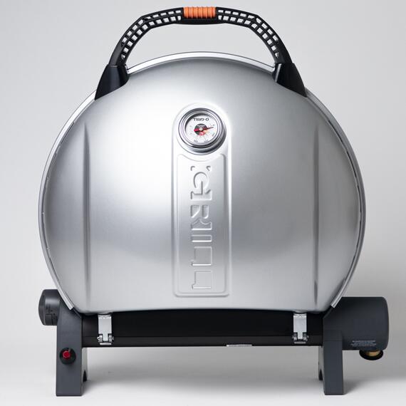 Портативный газовый гриль O-GRILL900МT серебро (в комплекте адаптер тип А), фото 