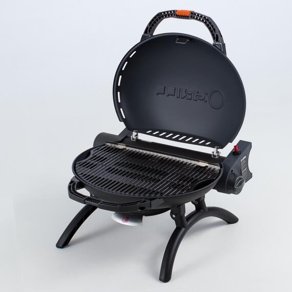 Портативный газовый гриль O-GRILL500 MT синий (в комплекте адаптер тип А) - с термометром, Цвет.: синий, Вес: 9.3 кг, фото , изображение 6