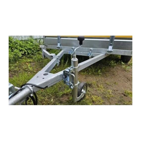 Хомут поворотный для подкатного колеса прицепа усиленный 48мм БА, фото , изображение 2