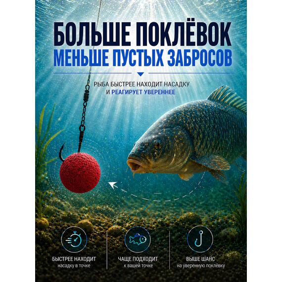 Lion Baits Бойлы плавающие Pop Up "Робин ред - Асафетида" Итальянская серия 10мм, фото , изображение 4