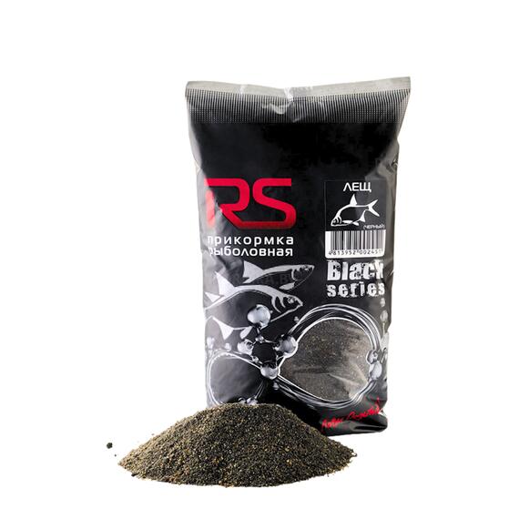 Прикормка RS Black Series Лещ (черная) 1кг, фото , изображение 4