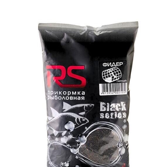 Прикормка RS Black Series Фидер (черная) 1кг, фото , изображение 5
