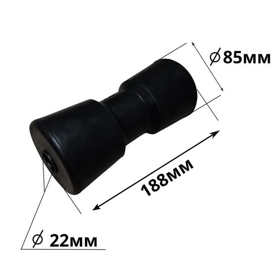 Ролик килевой с кронштейном на балку 40х60 толщиной 5мм БА, фото , изображение 5