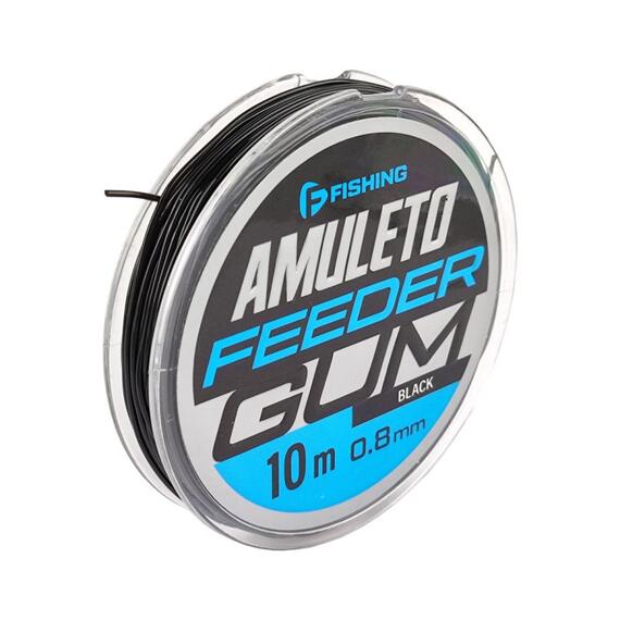 Амортизатор для фидера F-FISHING Feeder Gum Amuleto 10м d0,8мм, Диаметр, мм: 0,8, фото 