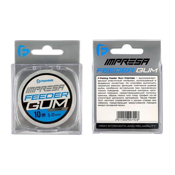 Амортизатор для фидера F-FISHING Feeder Gum Impresa 10м d1,00мм, Диаметр, мм: 1, фото , изображение 9