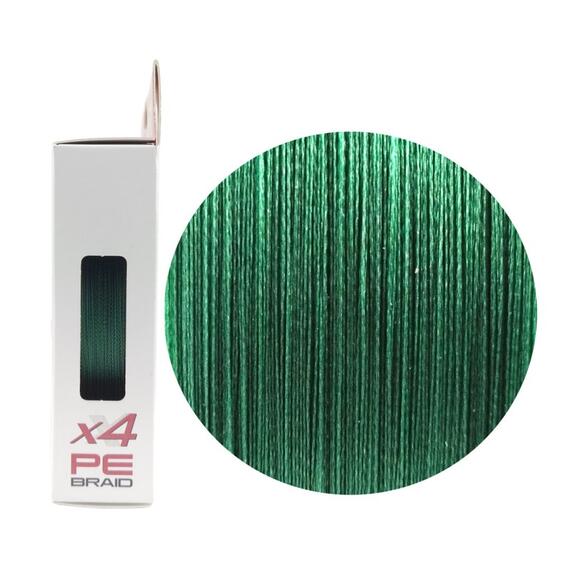 Шнур RUZZA X4 150м Moss Green 0,16мм 9,1кг/20lb, Цвет.: зеленый, Диаметр лески: 0,16 мм, Размотка: 150 м, фото , изображение 3