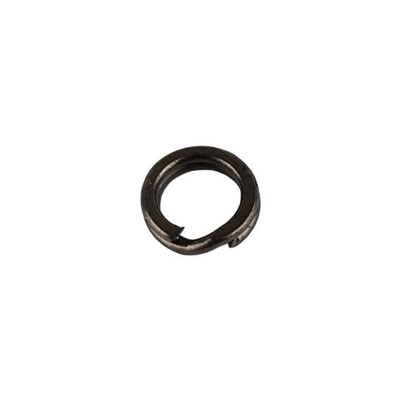 Кольцо заводное RUZZA Flat Split Ring Black №8,5 , фото 