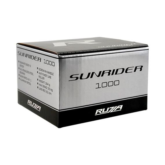 Катушка спиннинговая RUZZA Sunrider 1000, Размер шпули: 1000, Вес, гр: 164, фото , изображение 8