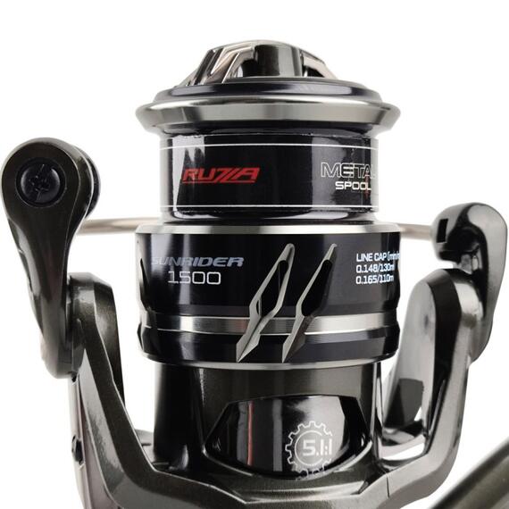Катушка спиннинговая RUZZA Sunrider 1500, Размер шпули: 1500, Вес, гр: 210, фото , изображение 6