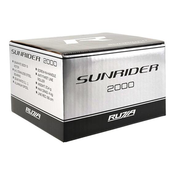 Катушка спиннинговая RUZZA Sunrider 2000, Размер шпули: 2000, Вес, гр: 214, фото , изображение 9