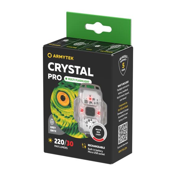 Мультифонарь Armytek Crystal Pro Grey, Цвет.: серый, Вес, гр: 34, фото , изображение 13