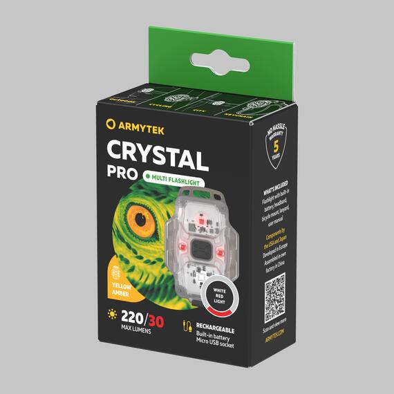 Мультифонарь Armytek Crystal Pro Yellow , Цвет.: желтый, Вес, гр: 34, фото , изображение 5