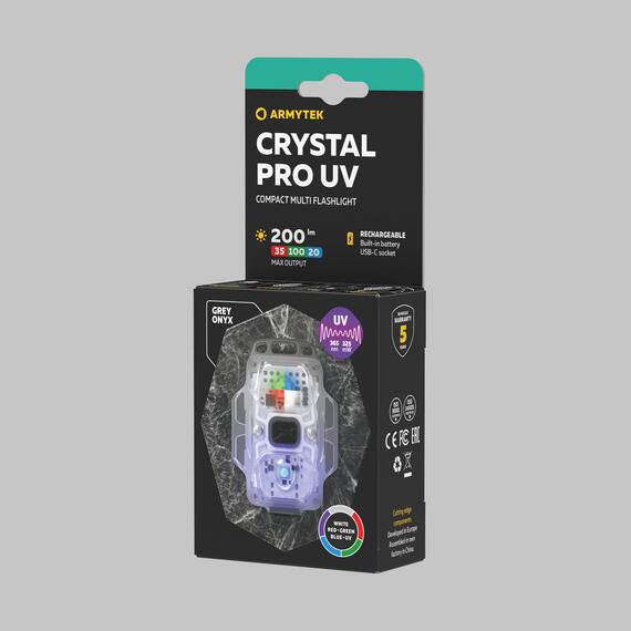 Мультифонарь Armytek Crystal Pro UV Grey, Цвет.: серый, Вес, гр: 34, фото , изображение 4