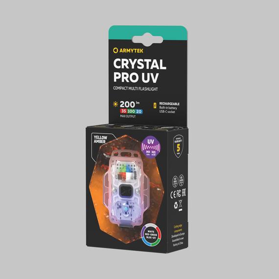 Мультифонарь Armytek Crystal Pro UV Yellow, Цвет.: желтый, Вес, гр: 34, фото , изображение 4