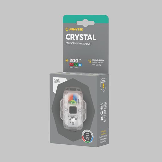 Мультифонарь Armytek Crystal USB-C Grey, фото , изображение 5