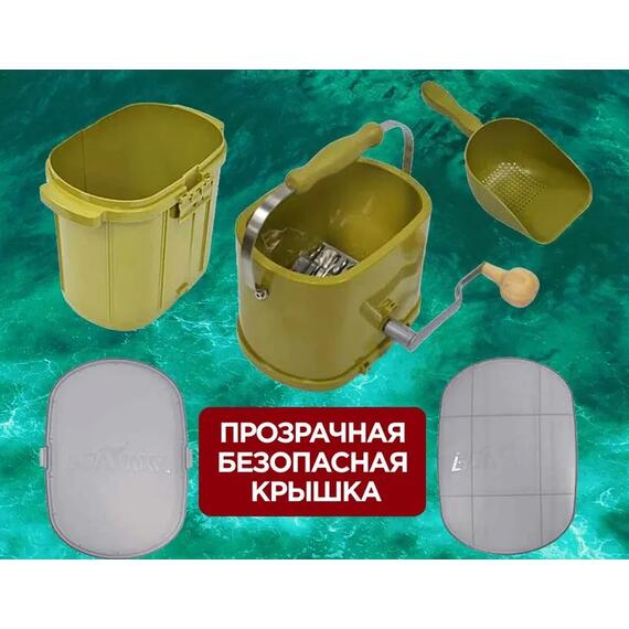Измельчитель (дробилка) бойлов Boatman Miniс ведром, 5 л., фото , изображение 4