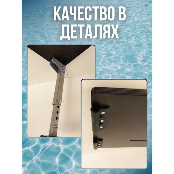 Опора сиденья для лодки ПВХ на ликтрос без занижения с фанерным основанием Патриот, фото , изображение 5