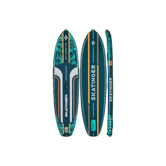 Сапборд Skatinger Leafy Expedition Green, Цвет.: зеленый, Толщина: 15 см, фото , изображение 2