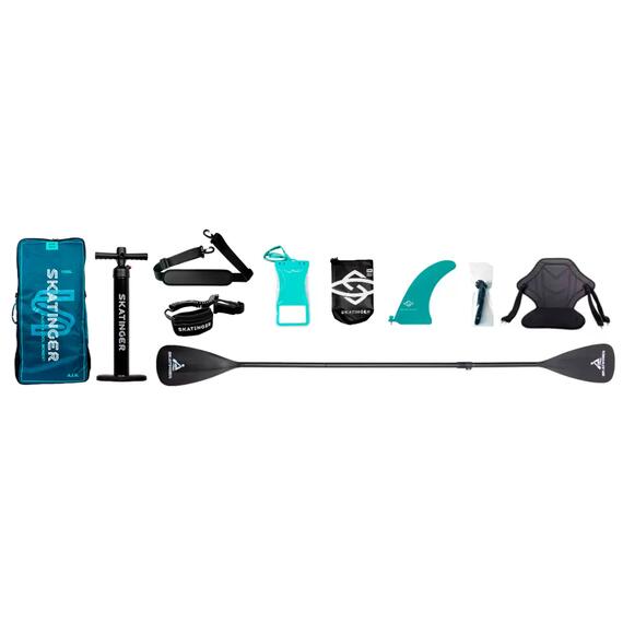 Сапборд Skatinger Leafy Expedition Green, Цвет.: зеленый, Толщина: 15 см, фото , изображение 3