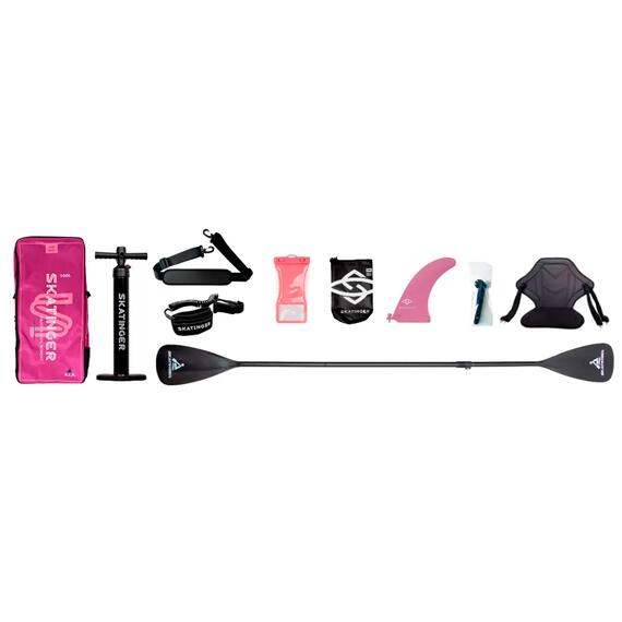 Сапборд Skatinger Leafy Expedition Pink, фото , изображение 3