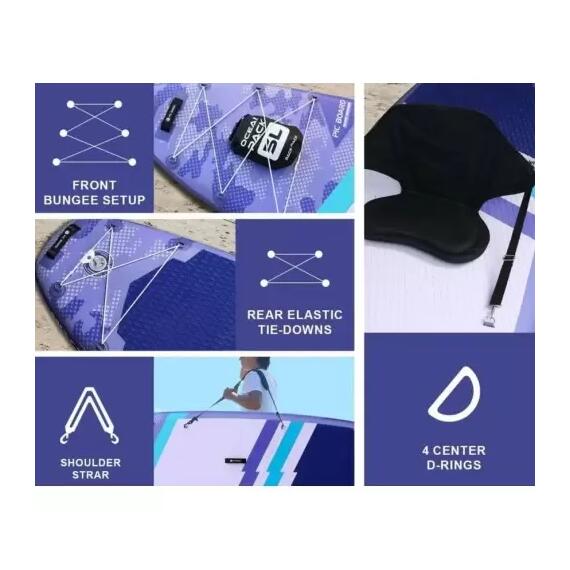 Сапборд Pic Board Camouflage Purple, фото , изображение 4