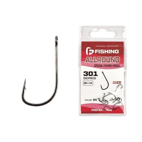 Крючок F-FISHING Special Allround Hooks 301 №06 , Размер.: 6, фото 