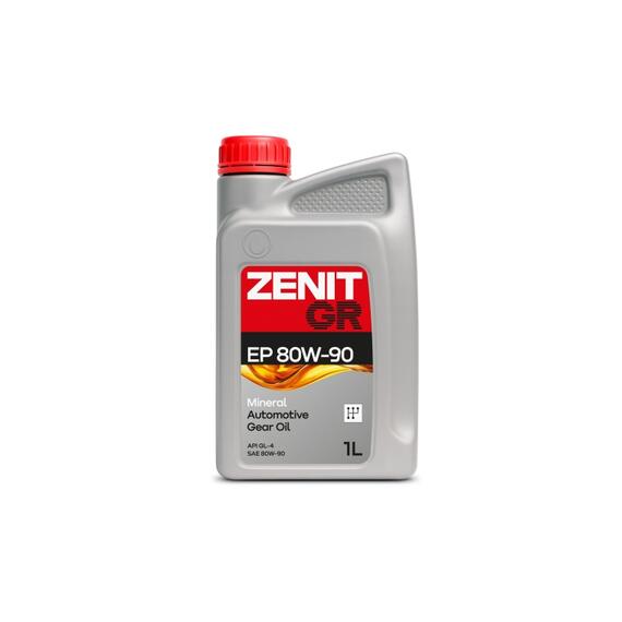 Масло трансмиссионное минеральное ZENIT EP 80W-90, 1 л, фото 