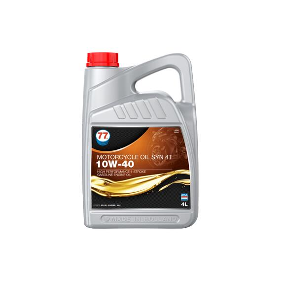 Масло моторное синтетическое Motorcycle Oil Syn 4T 10W-40, 4л, Объем, л.: 4, фото 