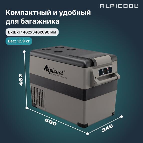 Автохолодильник Alpicool CF45 (12/24), фото , изображение 9