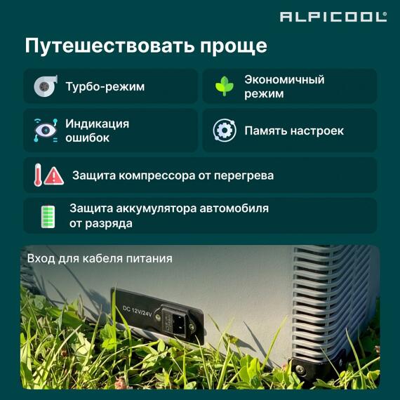 Автохолодильник Alpicool CF45 (12/24), фото , изображение 15