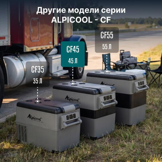 Автохолодильник Alpicool CF45 (12/24), фото , изображение 18