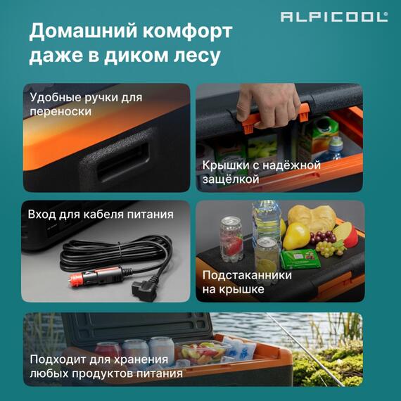 Автохолодильник Alpicool CL30 (12/24), фото , изображение 6