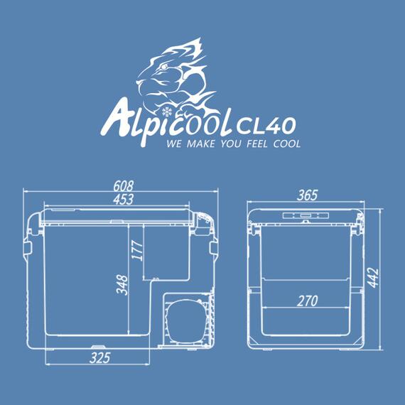 Автохолодильник Alpicool CL40 (12/24), фото , изображение 26