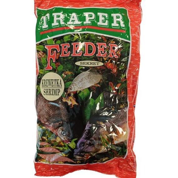 Прикормка Traper (Трапер) 1 кг SEKRET Фидер креветка, фото 