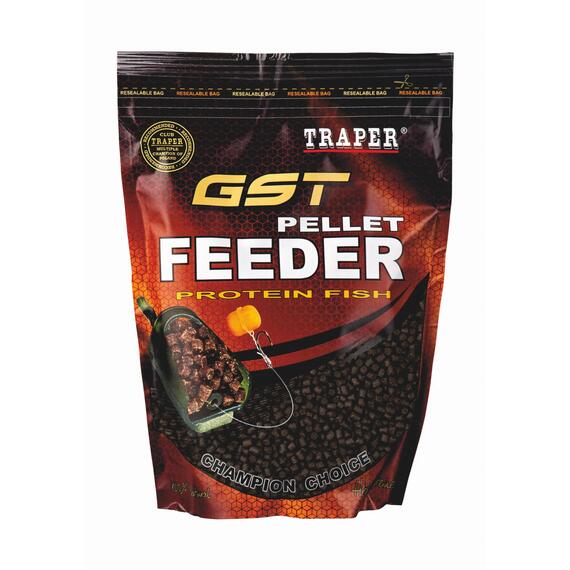 Прикормка Traper (Трапер) 500 г M. FEEDER PELLET GST 4mm - Maxi black, фото 