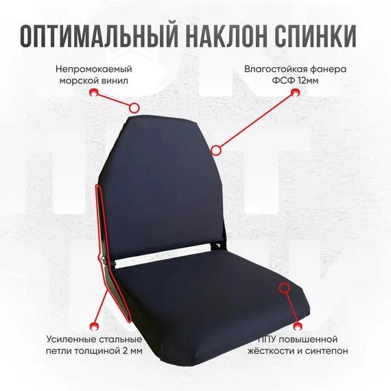 Кресло Кокпит Lite, оксфорд, черный, Цвет.: черный, Толщина: 40 мм, фото , изображение 3
