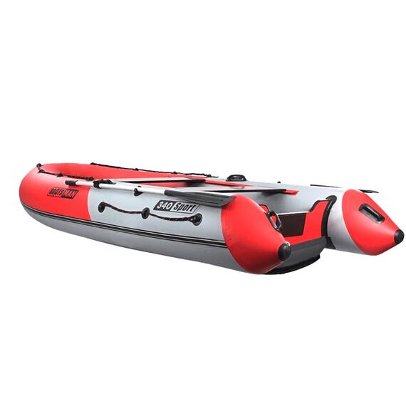 Надувная лодка Boatsman BT340ASR Sport (серо - красный), фото , изображение 2