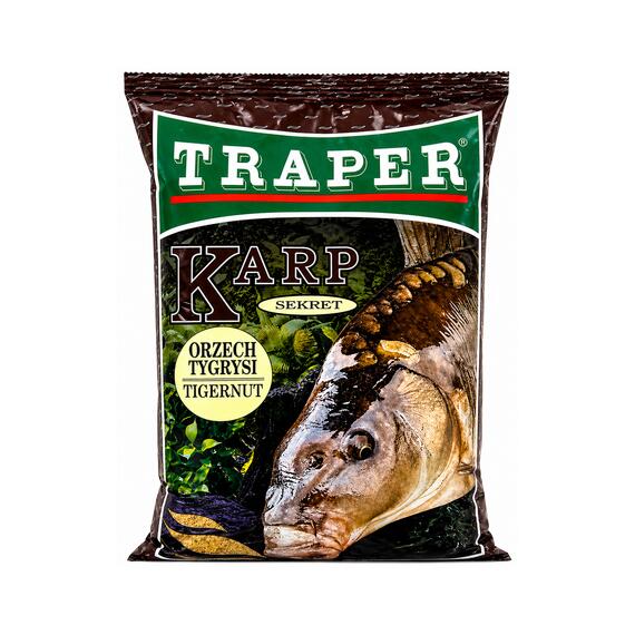 Прикормка Traper (Трапер) 1 кг SEKRET Карп тигровый орех, фото 