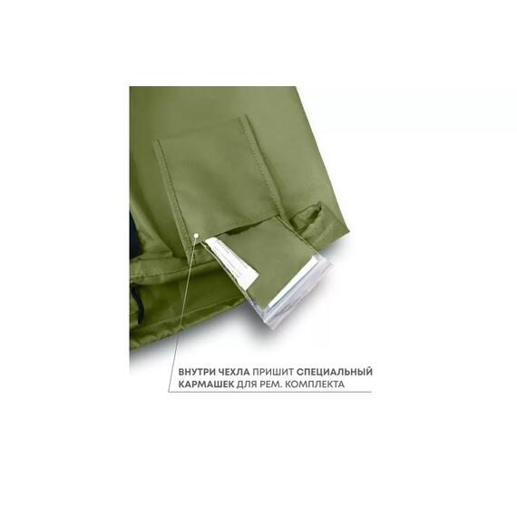 Коврик туристический RSP Velour 38 оливково-зеленый, Цвет.: оливково-зеленый, Длина, см.: 201, Толщина: 3,8 см, фото , изображение 9