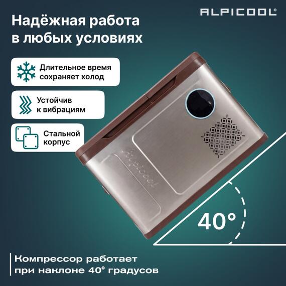Автохолодильник Alpicool WH38 (12/24), Внутренний объем: 38 л, фото , изображение 29