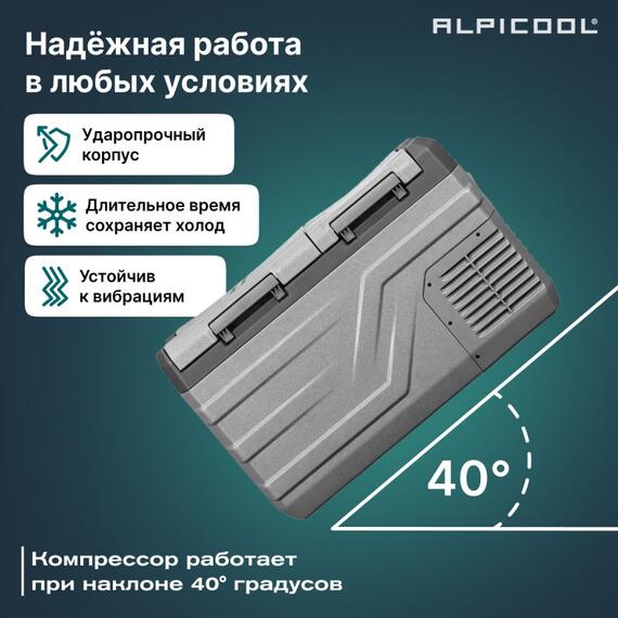 Автохолодильник Alpicool NLD35 (12/24), фото , изображение 32