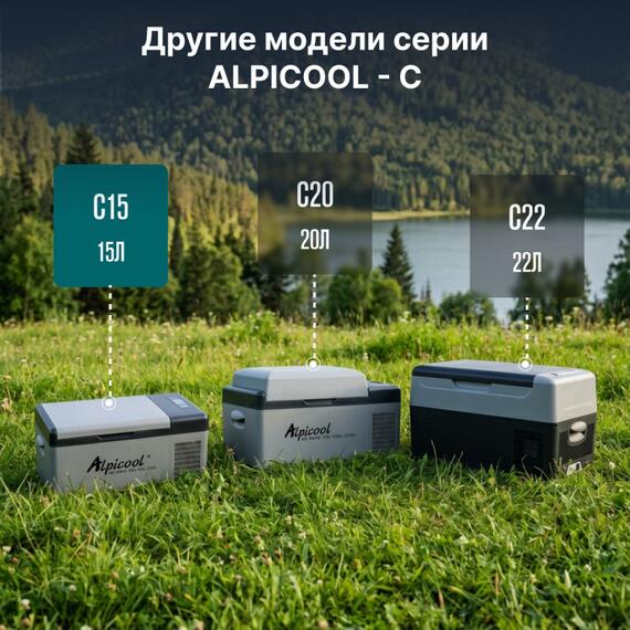 Автохолодильник Alpicool C15 (12/24), фото , изображение 29