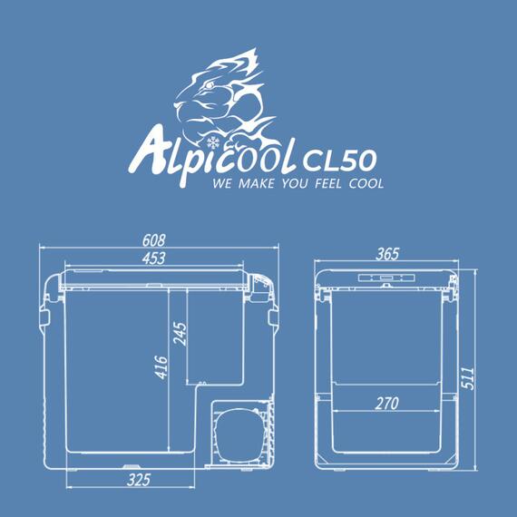 Автохолодильник Alpicool CL50 (12/24), фото , изображение 65