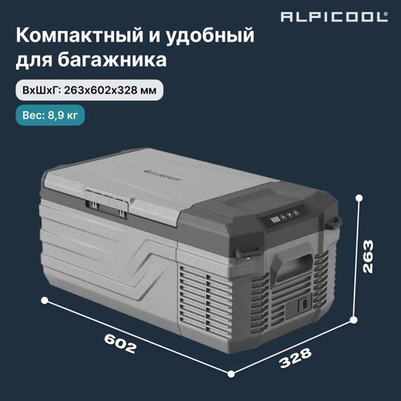 Автохолодильник Alpicool NL15 (12/24), фото , изображение 8