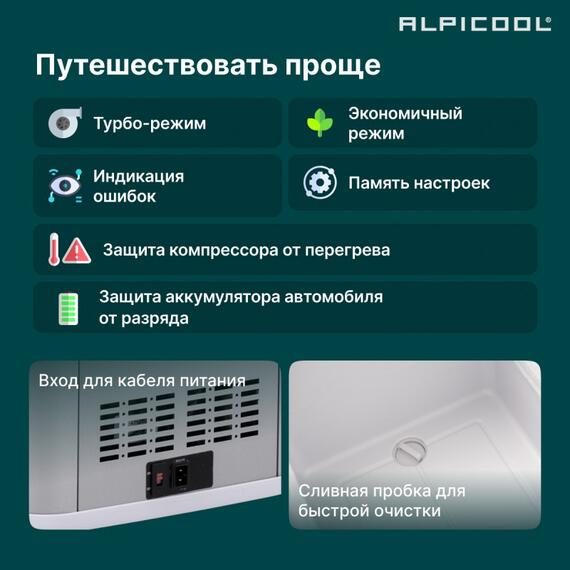 Автохолодильник Alpicool MK25 (12/24), фото , изображение 26