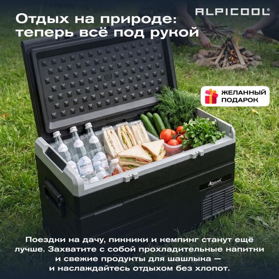 Автохолодильник Alpicool TS120 (12/24), фото , изображение 53
