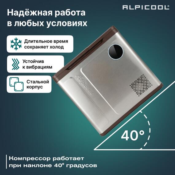 Автохолодильник Alpicool WH58 (12/24), Внутренний объем: 58 л, фото , изображение 29