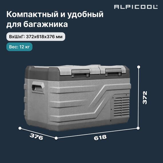 Автохолодильник Alpicool NLD35 (12/24), фото , изображение 9