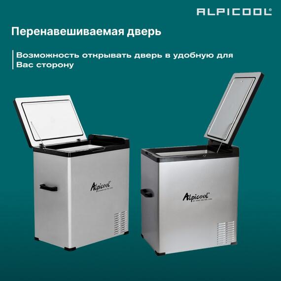 Автохолодильник Alpicool C75 (12/24), фото , изображение 15
